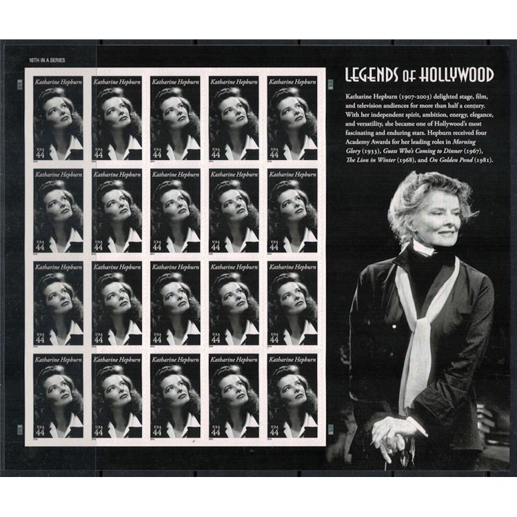 USA 2010 Legends of Hollywood (Katharine Hepburn) MF MNH**