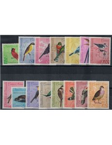 VENEZUELA 1962 Fauna, birds 15v MNH**