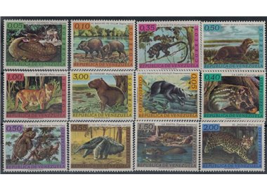 VENEZUELA 1963 Fauna, animals 12v MNH**
