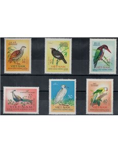 NORTH VIETNAM 1963 Fauna, birds 6v MNH**