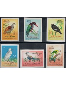 NORTH VIETNAM 1963 Fauna, birds 6v MNH**