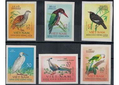 NORTH VIETNAM 1963 Fauna, birds 6v MNH**