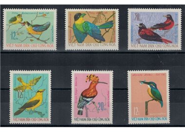 NORTH VIETNAM 1966 Fauna, birds 6v MNH**