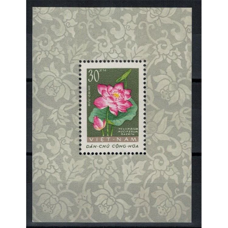 NORTH VIETNAM 1962 Flora, flowers 1 s/s MNH**