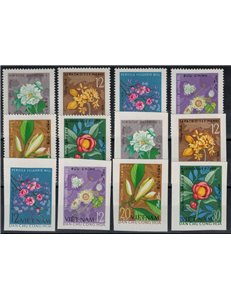 NORTH VIETNAM 1964 Flora, flowers 12v MNH**