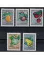 VIETNAM DEL NORD 1964 Frutta tropicale 5v MNH**