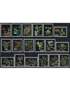 VENEZUELA 1962 Native orchids 18v MNH**