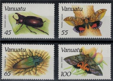 VANUATU 1987 Fauna (Insects) 4v MNH**