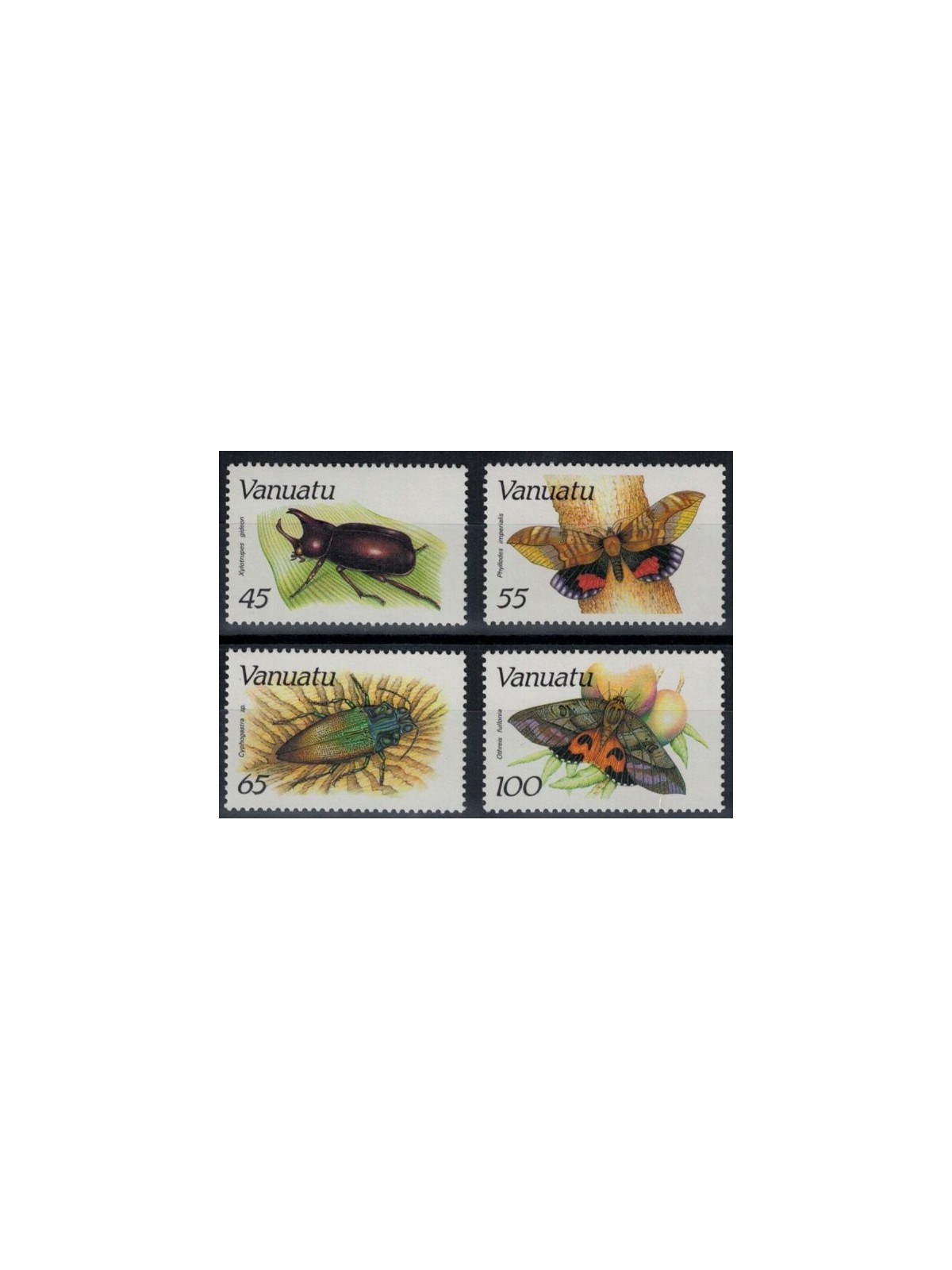 VANUATU 1987 Fauna (Insects) 4v MNH**