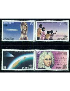 VANUATU 1986 Halley's Comet 4v MNH**