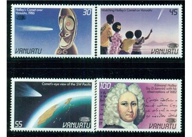 VANUATU 1986 Halley's Comet 4v MNH**