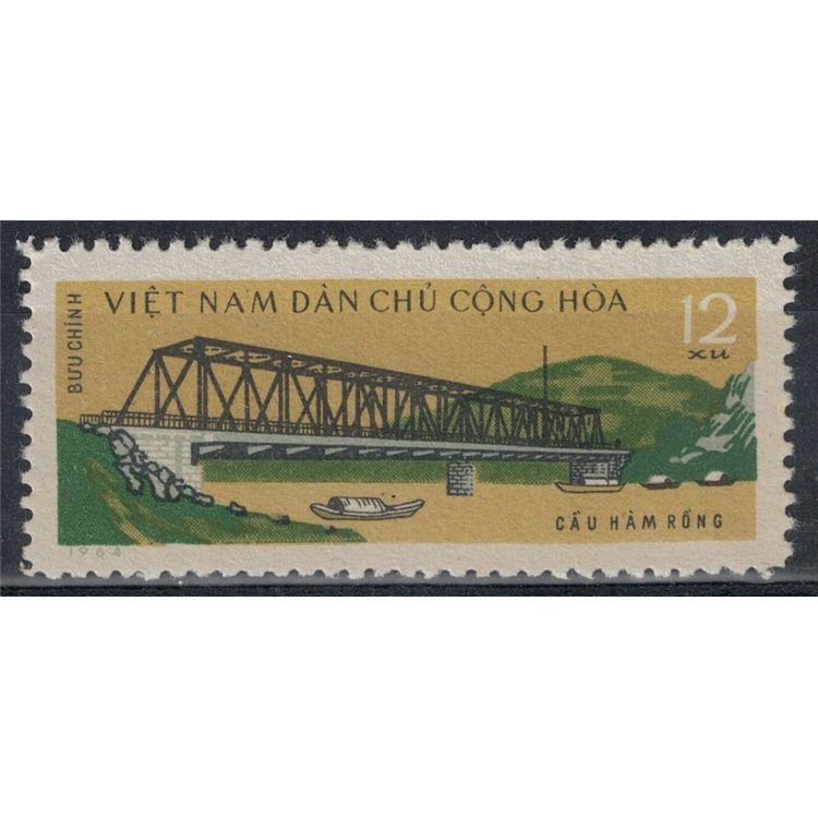 NORTH VIETNAM 1964 Inauguration of the Ham Rong Bridge 1v MNH**