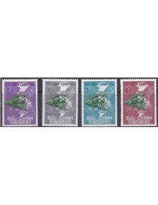 VIETNAM DEL SUD 1959 Ferrovia Saigon Dongha 4v MNH**