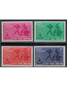 SOUTH VIETNAM 1960 World Refugee Year 4v MNH**