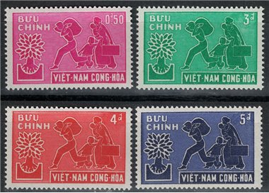 SOUTH VIETNAM 1960 World Refugee Year 4v MNH**