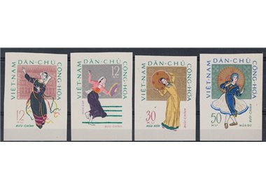 NORTH VIETNAM 1962 Folk dances 4v MNH**