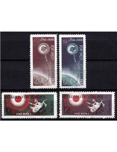 VIETNAM DEL NORD 1963 Stazione interplanetaria Mars I 4v MNH**