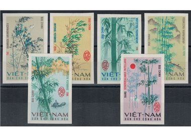 VIETNAM DEL NORD 1967 Flora, alberi diversi 6v MNH**