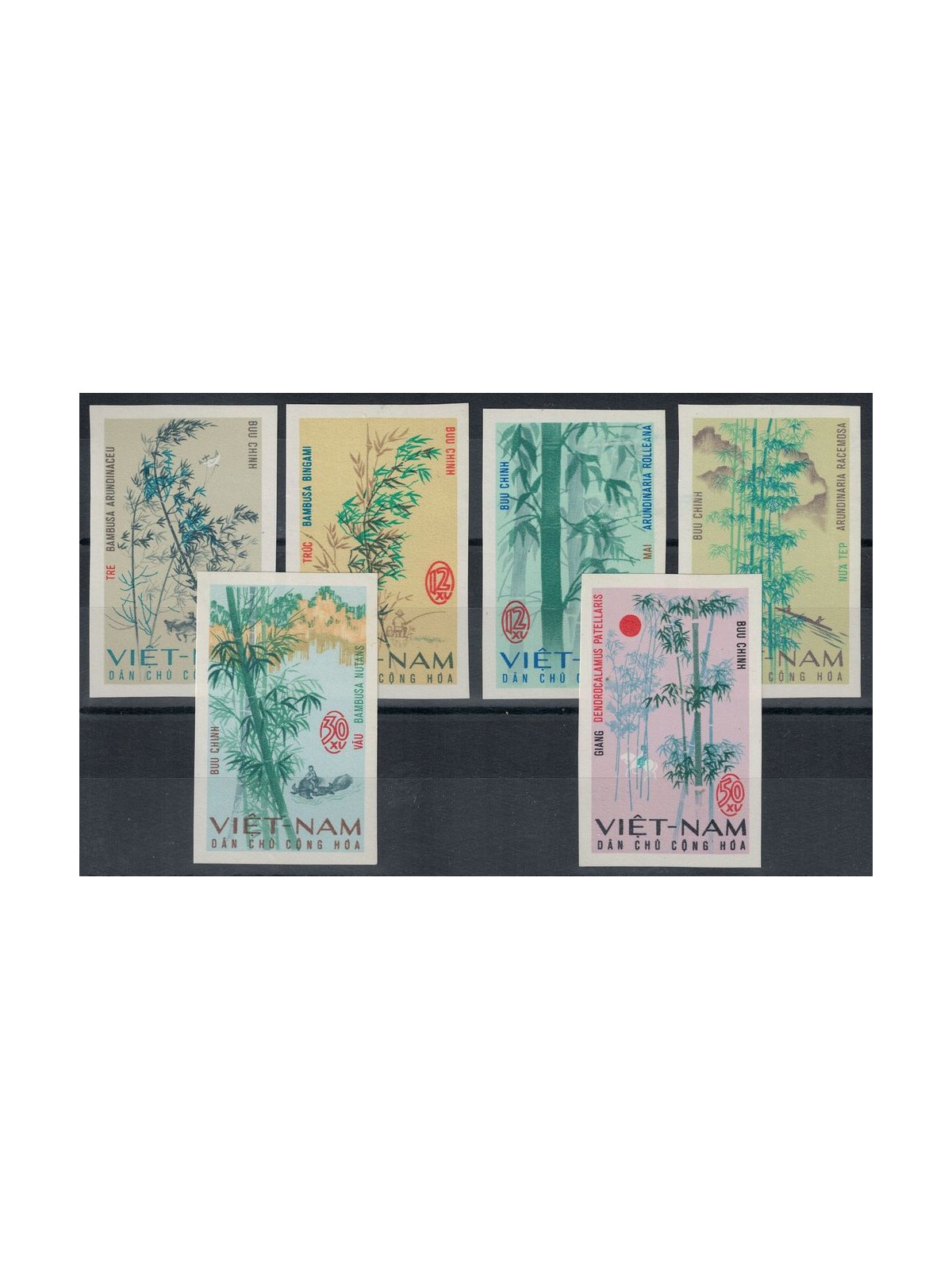 NORTH VIETNAM 1967 Flora, different trees 6v MNH**