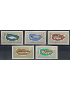 NORTH VIETNAM 1963 Freshwater fish 5v MNH**