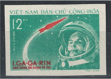 VIETNAM DEL NORD 1961 Jurij Gagarin 1v MNH**