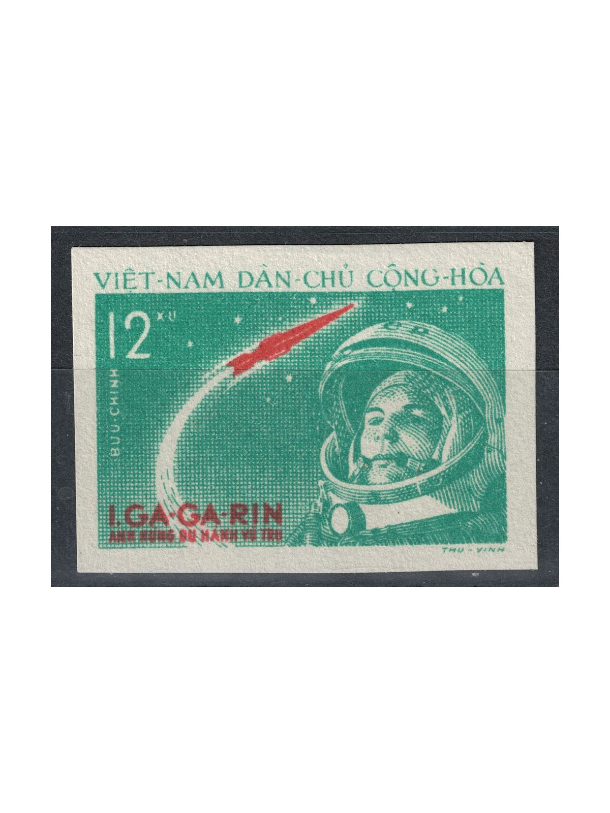 VIETNAM DEL NORD 1961 Jurij Gagarin 1v MNH**