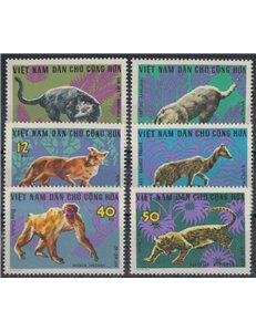NORTH VIETNAM 1967 Fauna, wild animals 6v MNH**