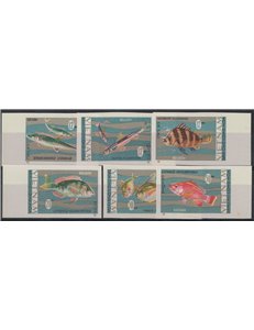 NORTH VIETNAM 1967 Marine fauna, fish 6v MNH**