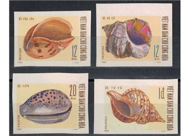NORTH VIETNAM 1970 Shells (imperforated) 4v MNH**