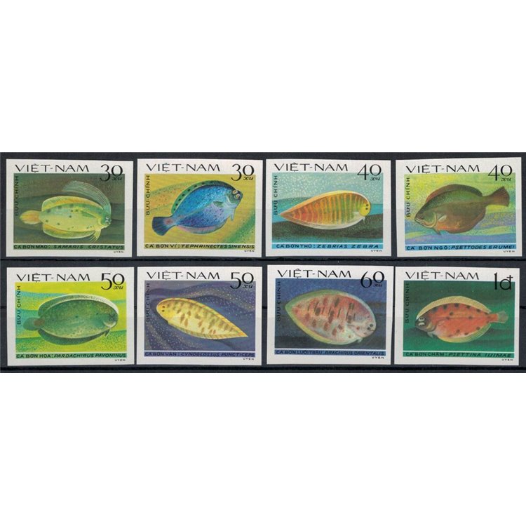 VIETNAM 1982 Marine fauna, fish 8v MNH**