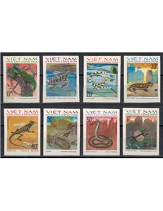 NORTH VIETNAM 1975 Fauna, reptiles 8v MNH**