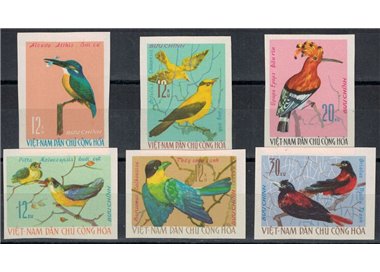 NORTH VIETNAM 1966 Fauna, birds 6v MNH**