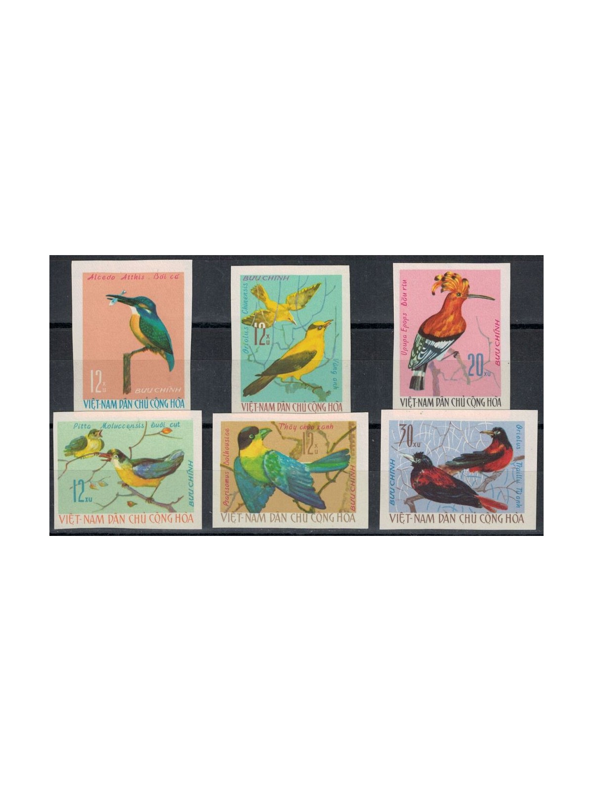 NORTH VIETNAM 1966 Fauna, birds 6v MNH**