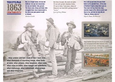 USA 2013 Civil War 2v MNH**