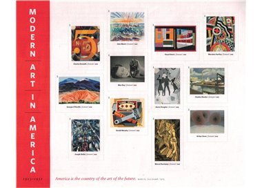 USA 2013 Arte moderna BF MNH**