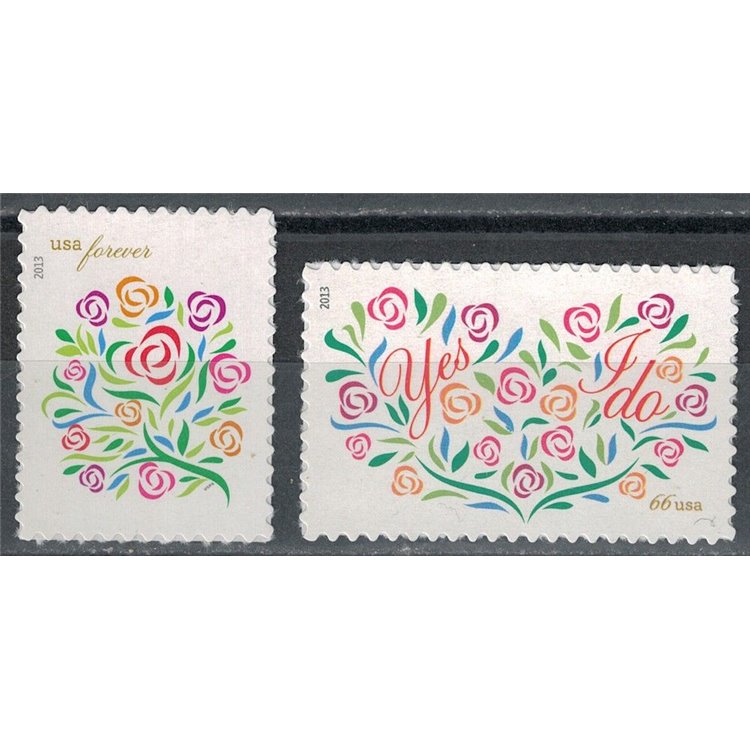USA 2013 Bouquet of Flowers 2v MNH**