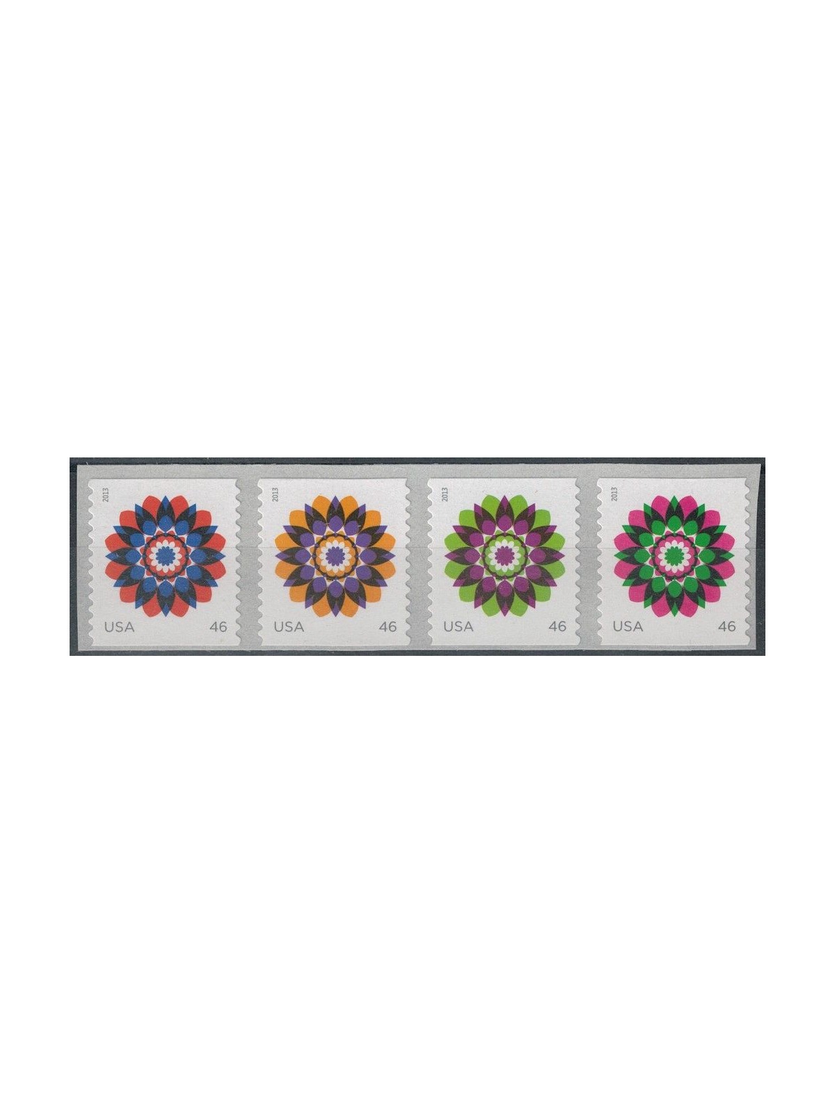 USA 2013 Kaleidoscopes 4v MNH**