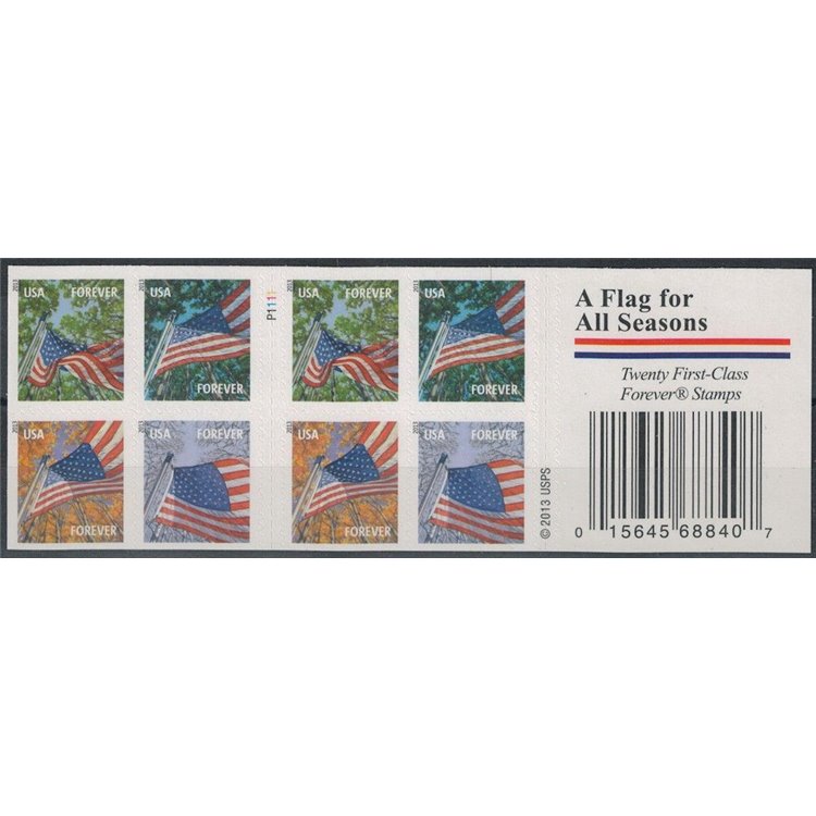 USA 2013 Bandiere e 4 stagioni (P1111) MF MNH**