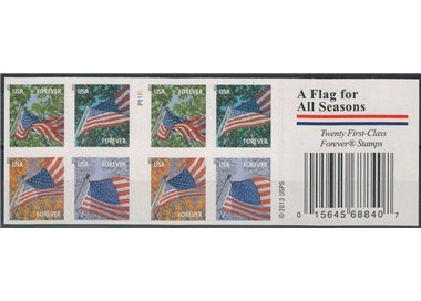 USA 2013 Flags and 4 Seasons (P1111) m/s MNH**