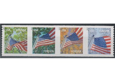 USA 2013 Flags and 4 seasons (dent. 11) 4v MNH**