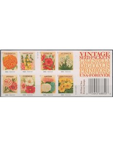 USA 2013 Flowers, Vintage seed packets m/s MNH**