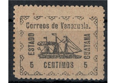 VENEZUELA 1903 Vapore Banrigh (Guayana) 5c MH*