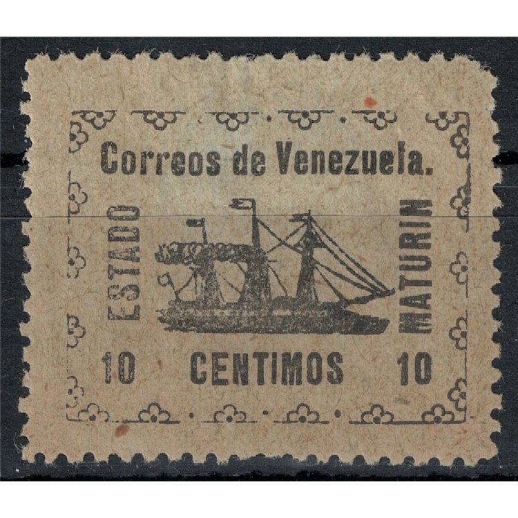 VENEZUELA 1903 Steam Banrigh (Maturin) 10c MH*