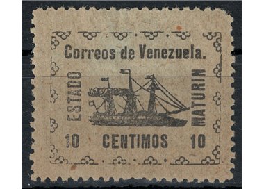 VENEZUELA 1903 Vapore Banrigh (Maturin) 10c MH*