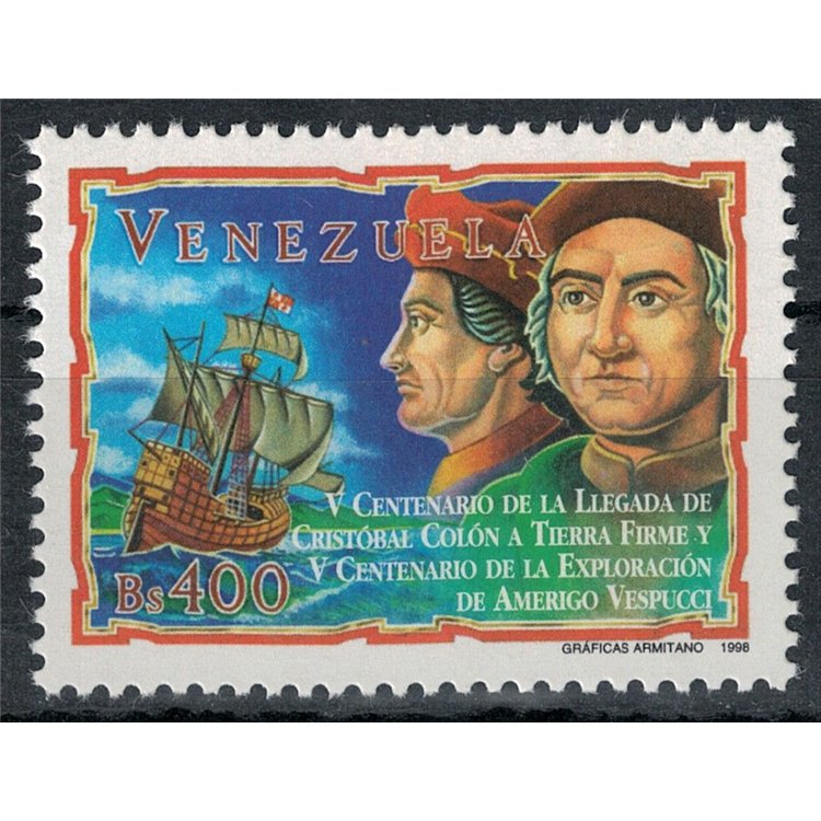 VENEZUELA 1998 Christopher Columbus MNH**