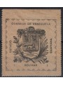 VENEZUELA 1903 Stemma di Guayana 1b nero su grigio MH*