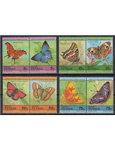 VAITUPU 1985 Fauna, farfalle 8v MNH**