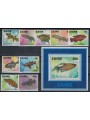 ZAIRE 1978 Fauna marina, pesci 9v + 1 BF MNH**