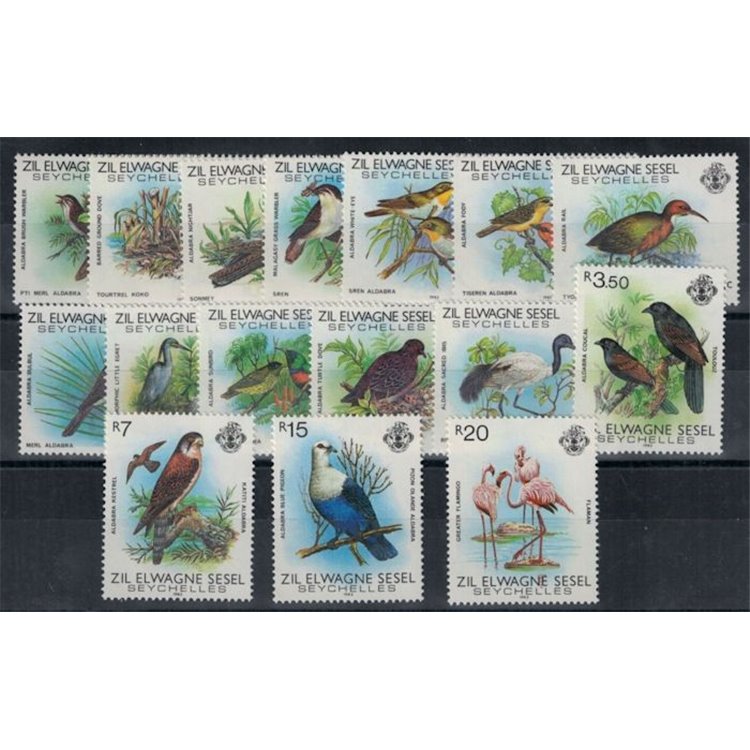 ZIL ELWAGNE SESEL 1983 Definitives, Birds - Definitives, birds 16 v