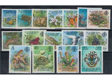 ZIL ELWAGNE SESEL 1980 Definitivi - Definitives 16 v